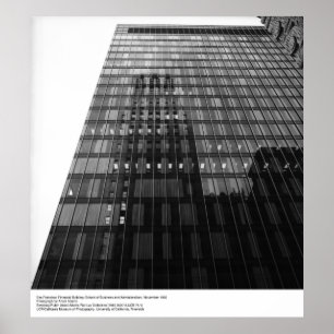 Poster Bâtiment financier 1966, par Ansel Adams