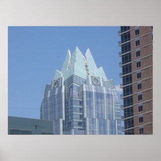 Poster Bâtiment Frost Bank Austin, Texas