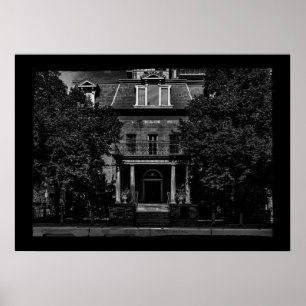 Poster Bâtiment no 3 de la Banque du Haut-Canada avec fro