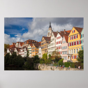 Poster Bâtiments de la vieille ville  Allemagne