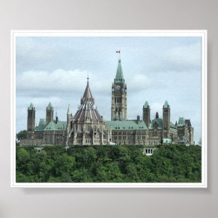 Poster Bâtiments du Parlement du Canada