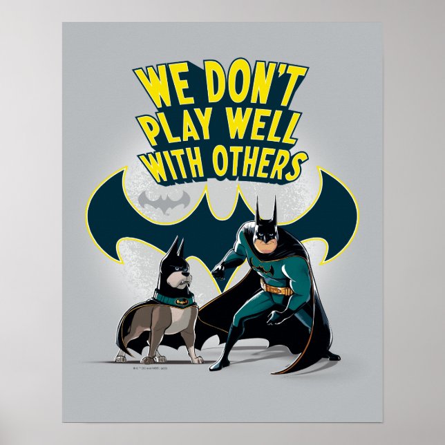 Poster Batman & Ace - Nous ne jouons pas bien avec les au (Devant)