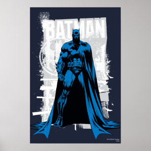 Poster Batman Comic - Vue Vintage