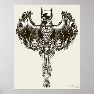 Poster Batman Cowl et Crête du crâne