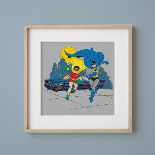 Poster Batman Et Robin En Course