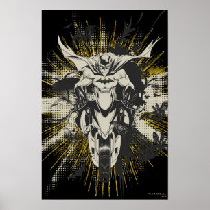 Poster Batman on Bike