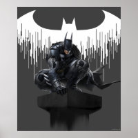 Batman perché sur un pilier