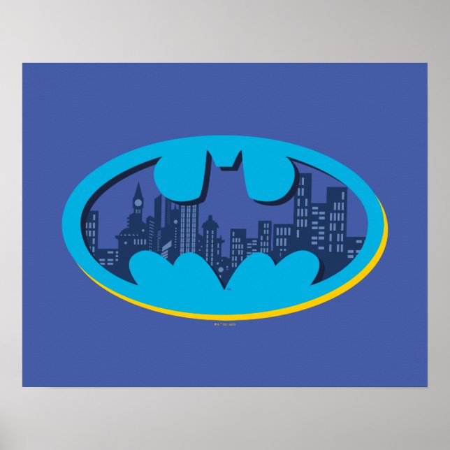 Poster Batman | Symbole de la ville d'Arkham (Devant)