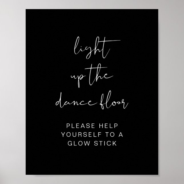 Poster Bâton lumineux JOVI Black Light pour illuminer la  (Devant)
