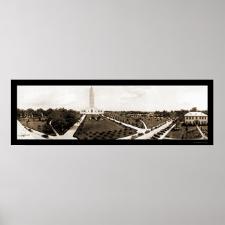 Poster Baton Rouge LA Capitol Photo 1935