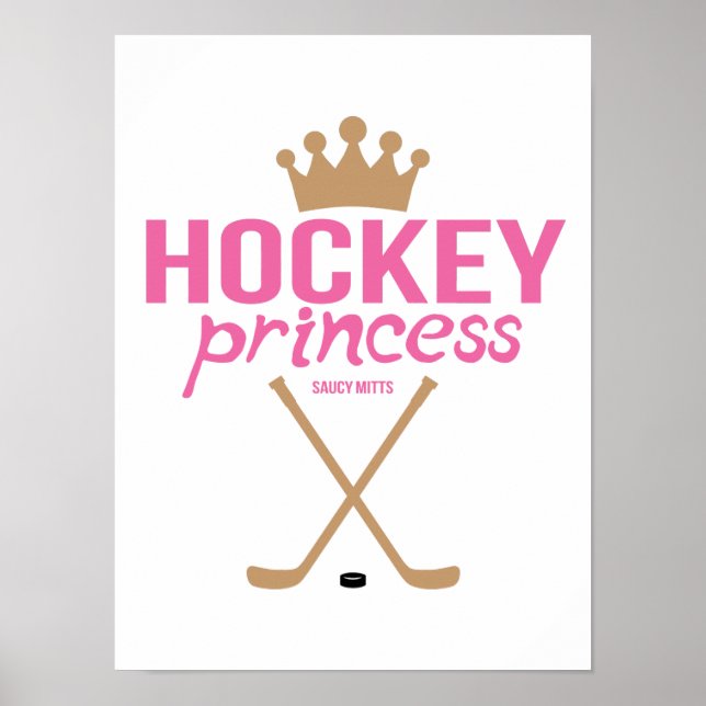 Poster Bâtons de hockey Princess Rose Girls (Devant)