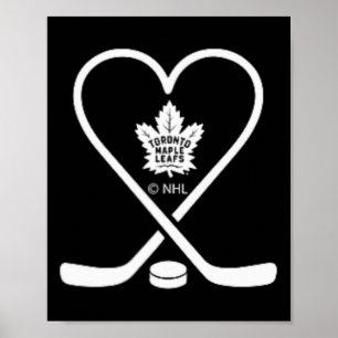 Poster Bâtons de la Saint-Valentin des Maple Leafs de Tor