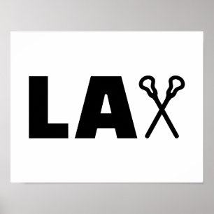 Poster Bâtons relâchés de lacrosse