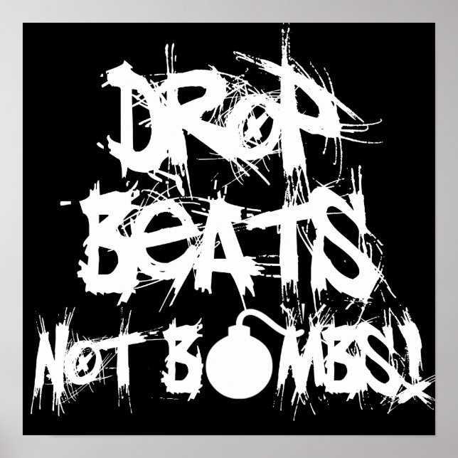 Poster Bats de largage pas de bombes (Devant)