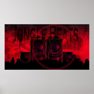 Poster Battements de jungle