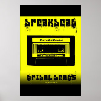 Poster battements tribaux futurefunk