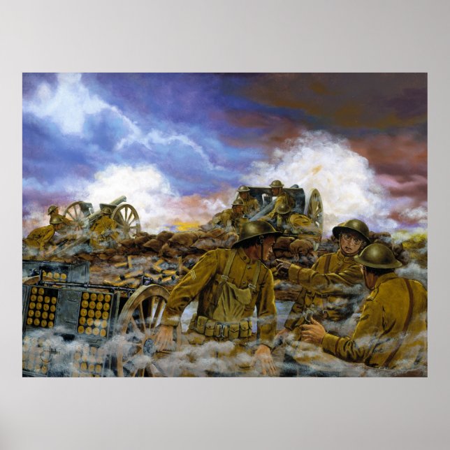 Poster Batterie de Truman par Dominic D'Andrea (Devant)