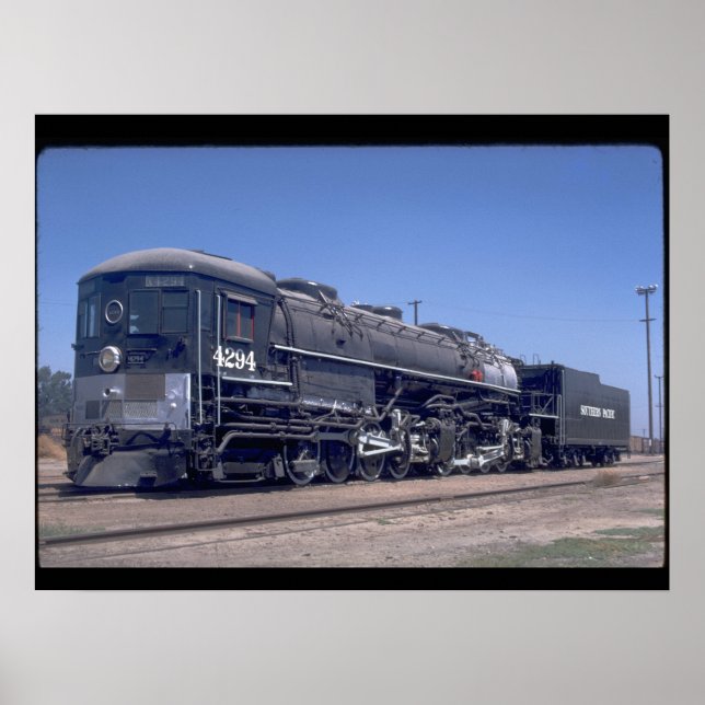 Poster Batterie SP 4-8-8-2, Mallet avant #4294_Trains (Devant)