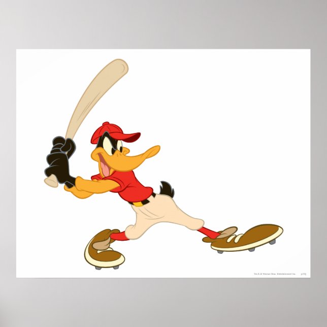 Poster Batteur DAFFY DUCK™ (Devant)