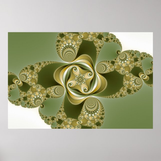 Poster Battez ceci - Fractal (Devant)