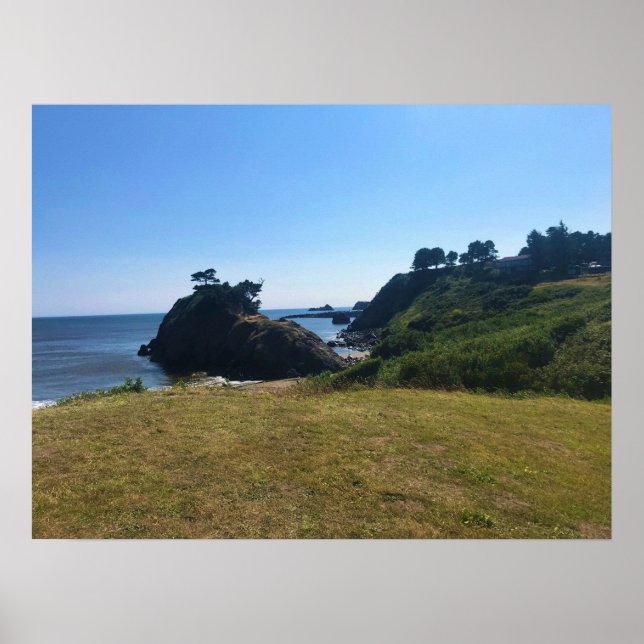 Poster Battle Rock, Port Orford, OU (Devant)