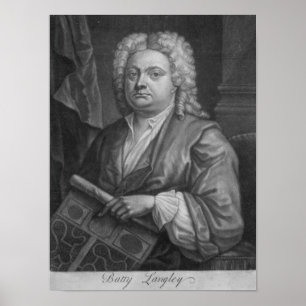 Poster Batty Langley, imprimé par J. Carwitham, 1741