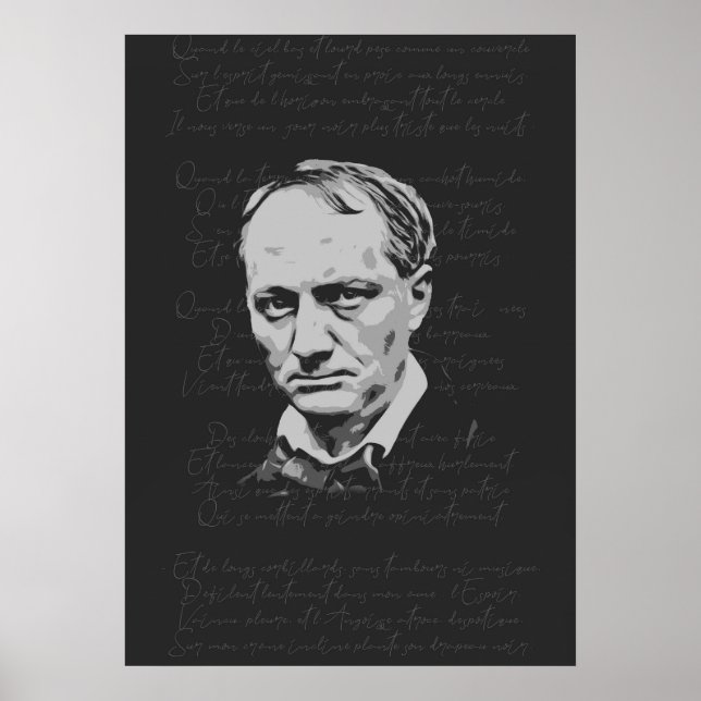 Poster Baudelaire Spleen (Devant)