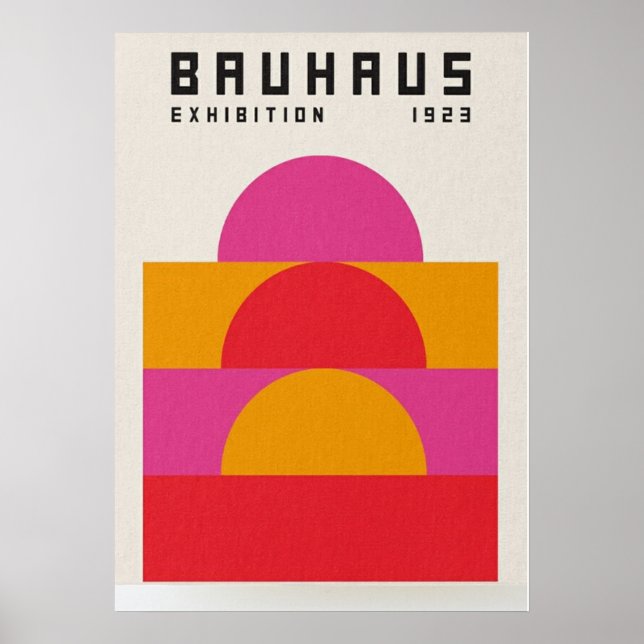 POSTER BAUHAUS (Devant)