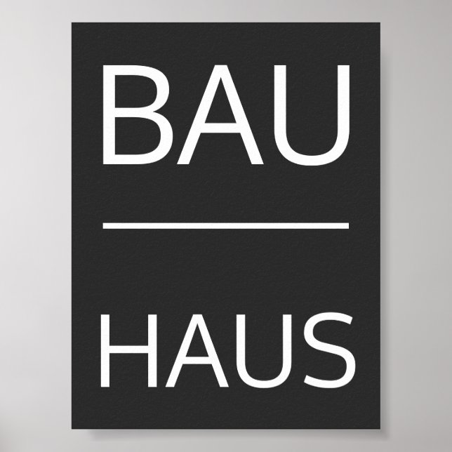 Poster Bauhaus (Devant)