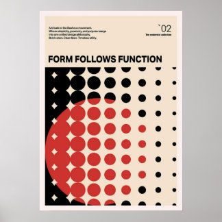 Poster bauhaus, bauhaus design, design moderne, géométriq