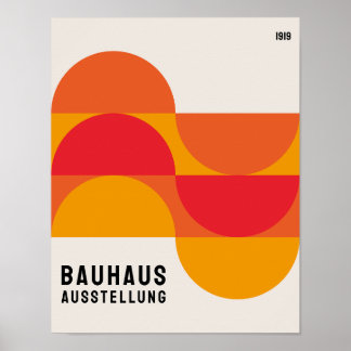Poster Bauhaus, Bauhaus Exhibition 1919 B19 Poster