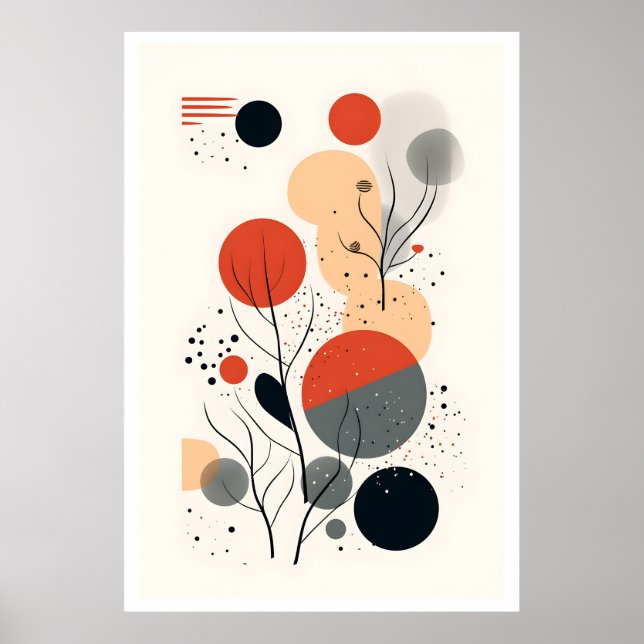 Poster Bauhaus du milieu du siècle (Devant)