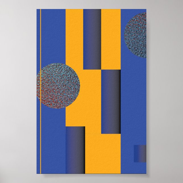 Poster Bauhaus moderne : TMD Design original (Devant)