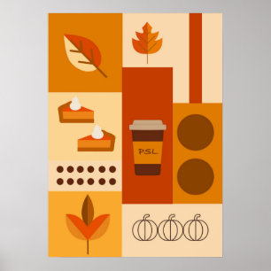Poster bauhaus, moderniste, minimal, géométrique, abstrai