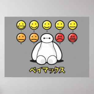Poster Baymax Emojicons