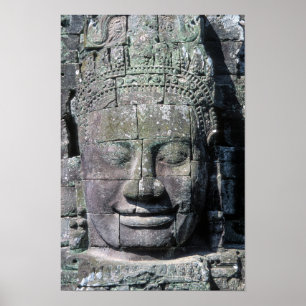 Poster Bayon Temple in Angkor Wat - Cambodia