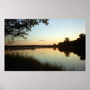 Poster Bayside Boats Print