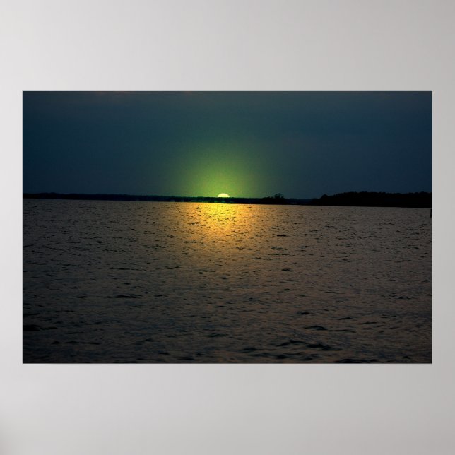 Poster Bayside Sunset (Devant)