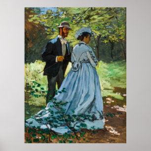 Poster Bazille et Camille par Claude Monet