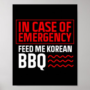 Poster Bbq coréen - Ventilateur Coréen - Bbqs Coréen - Co