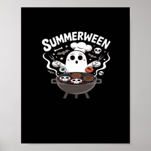 Poster BBQ Summerween amusant