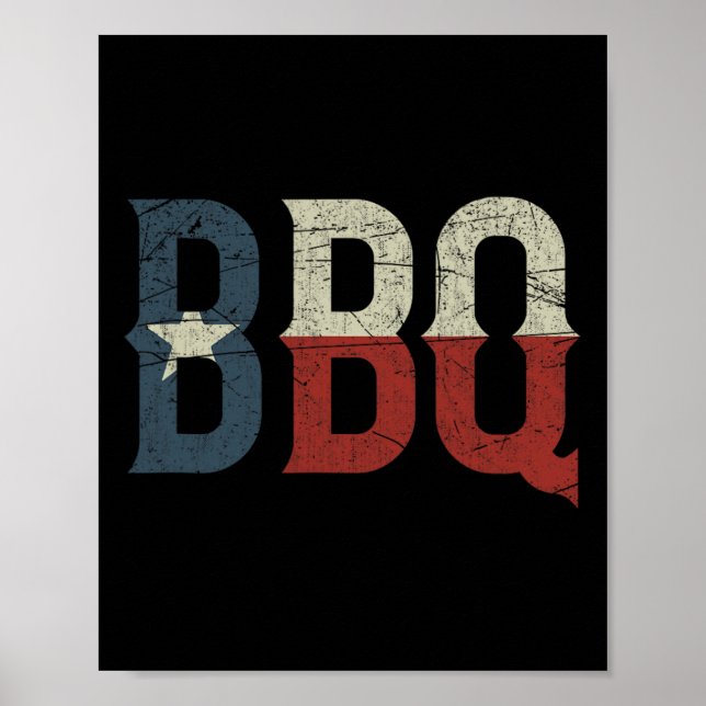 Poster Bbq Texas (Devant)