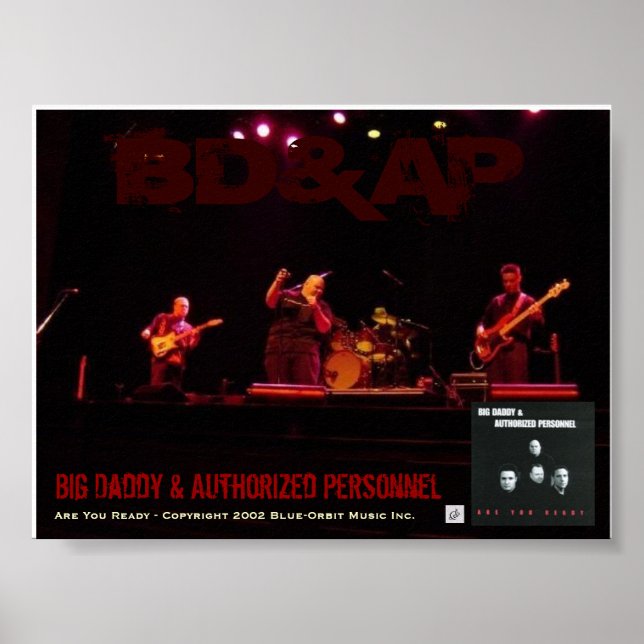 Poster - BD&AP Concert "Are You Ready" Promo (Front)
