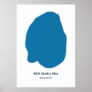 Poster Bde Maka Ska - Minneapolis Carte Vintage