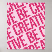 Be Creative Motif Word Art Exemples Motif Art