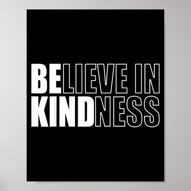 Poster Be Kind Insrational Kindness Motivational Quote Si (Devant)
