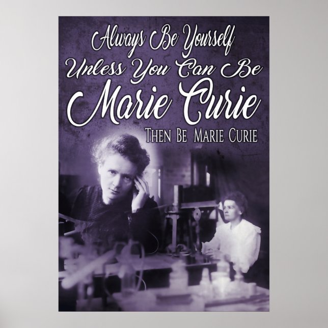 Poster Be Marie Curie (Devant)