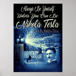 Poster Be Nikola Tesla