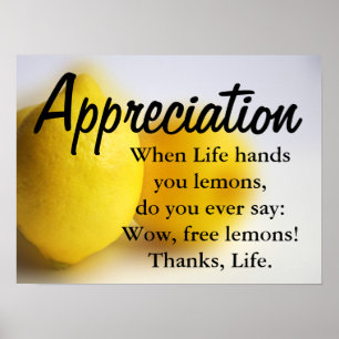 Poster Be thankful and count your blessings 3