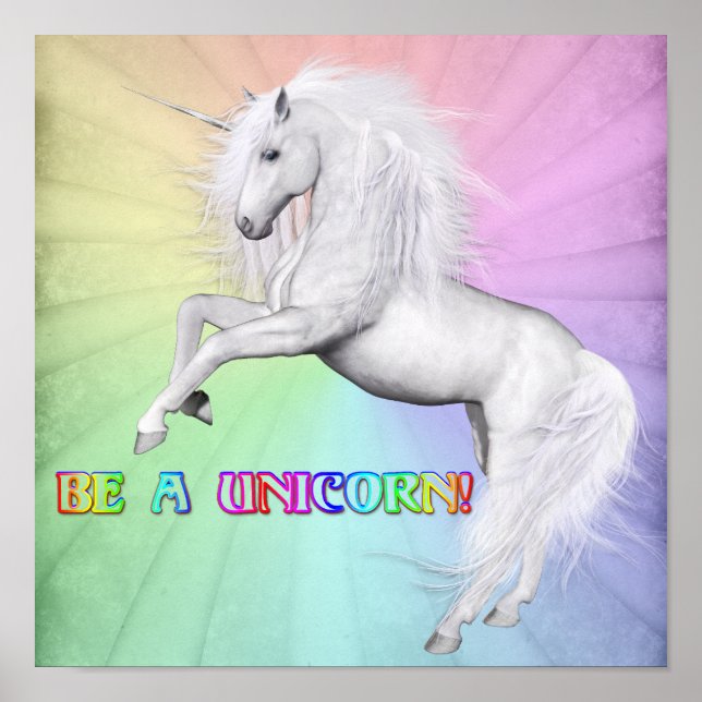Poster BE Unicorn (Devant)